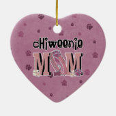 ChiWeenie MOM Keramisch Ornament (Achterkant)