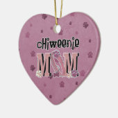 ChiWeenie MOM Keramisch Ornament (Links)