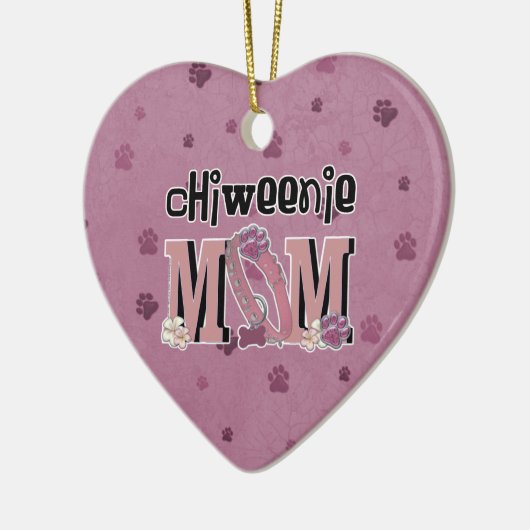 ChiWeenie MOM Keramisch Ornament (Links)