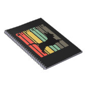 Chiweenie Silhouette - Cute Chiweenie Dog Gift Notitieboek (Rechterzijde)