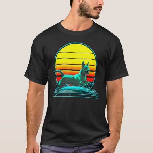 Chiweenie Vaporwave T-shirt (Voorkant)