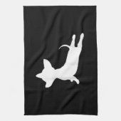 chiweenie yoga ness gift , chihuahua dachshund theedoek (Verticaal)