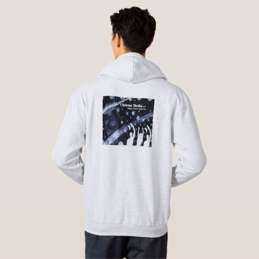 ChiWow Media Logo Design Hoodie (Achterkant volledig)