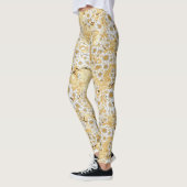 Chiyogami Pruimenbloesem Bloemmotief Leggings (Links)