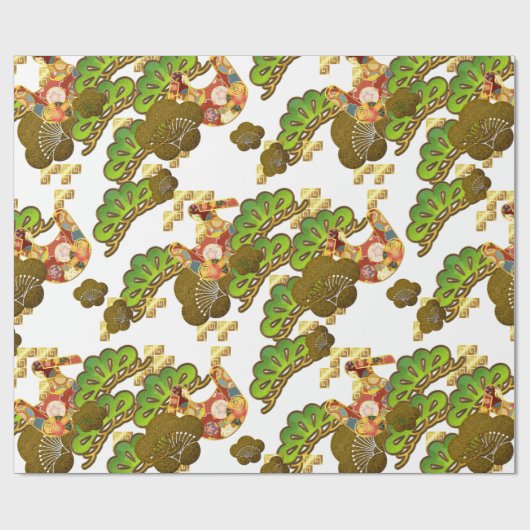 Chiyogami-Washi Styled-inpakpapier Cadeaupapier (Vlak)