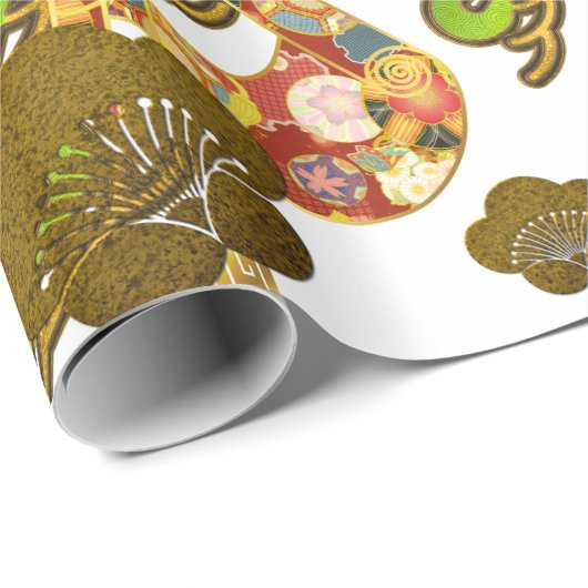 Chiyogami-Washi Styled-inpakpapier Cadeaupapier (Rol Hoek)