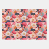 Chiyogami Yuzen Washi Style patroon Inpakpapier Vel (Voorkant 3)