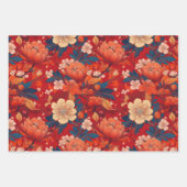 Chiyogami Yuzen Washi Style patroon Inpakpapier Vel (Voorkant 2)