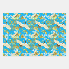 Chiyogami Yuzen Washi Style patroon Inpakpapier Vel