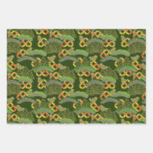 Chiyogami Yuzen Washi Style patroon Inpakpapier Vel (Voorkant)