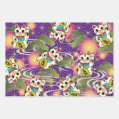 Chiyogami Yuzen Washi Style patroon Inpakpapier Vel (Voorkant 3)