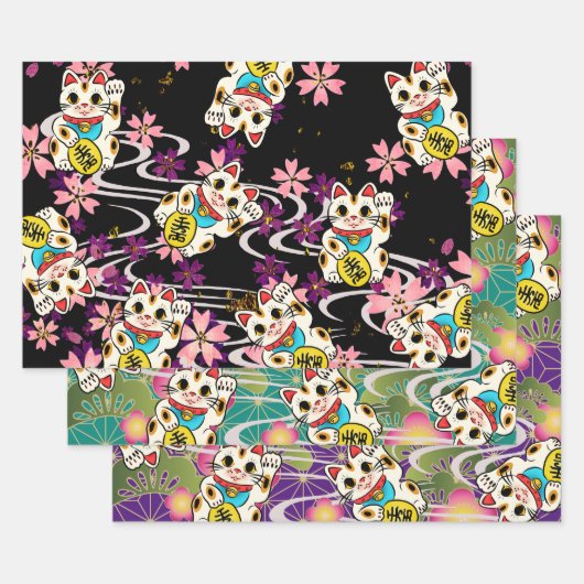 Chiyogami Yuzen Washi Style patroon Inpakpapier Vel (Set)