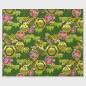 Chiyogami Yuzen Washi Style patroon Verpakkingspap Cadeaupapier (Vlak)