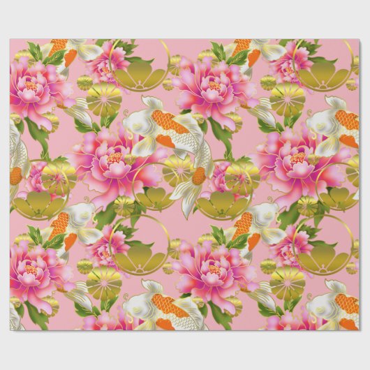 Chiyogami Yuzen Washi Style patroon Verpakkingspap Cadeaupapier (Vlak)