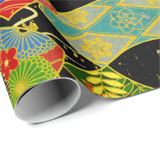 Chiyogami Yuzen Washi Styled Paper Cadeaupapier (Rol Hoek)