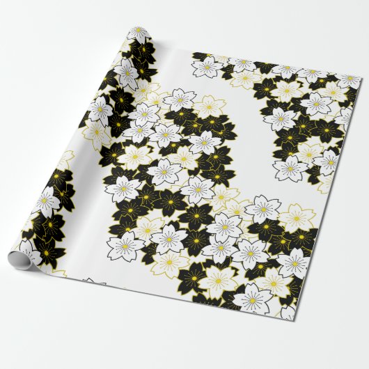 Chiyogami Yuzen Washi Styled Paper Cadeaupapier (Uitgerold)