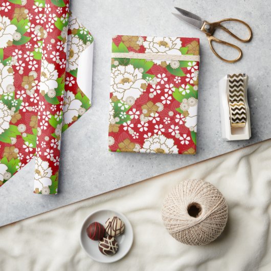 Chiyogami Yuzen Washi Styled Paper Cadeaupapier (Crafts)