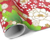 Chiyogami Yuzen Washi Styled Paper Cadeaupapier (Rol Hoek)