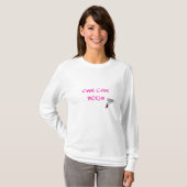 CHK CHK BOOM PINK PISTOOL TSHIRT (Voorkant volledig)