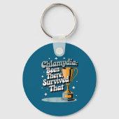 Chlamydia_ Been There, Survived That Funny Design  Sleutelhanger (Voorkant)