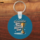 Chlamydia_ Been There, Survived That Funny Design Sleutelhanger (Voorkant)