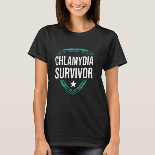 Chlamydia Survivor 1 T-shirt (Voorkant)