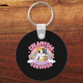 Chlamydia Survivor Cat Meme Grappige shirts voor H Sleutelhanger (Voorkant)