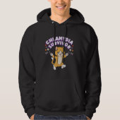 Chlamydia Survivor Funny Cat Sarcastic Y2K Inappro Hoodie (Voorkant)