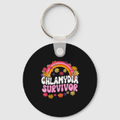 Chlamydia Survivor Funny Graphic  Sleutelhanger (Voorkant)