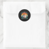 Chlamydia Survivor Retro Sarcastisch Ironisch Y2k Ronde Sticker (Tas)