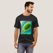 Chlamydomonas groene algen 1 t-shirt (Voorkant volledig)