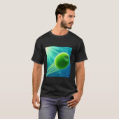 Chlamydomonas groene algen t-shirt (Voorkant volledig)