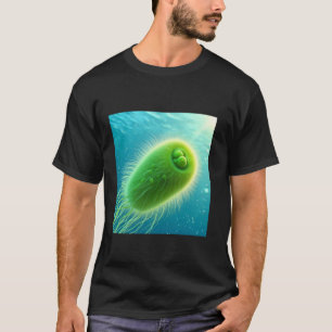 Chlamydomonas groene algen t-shirt