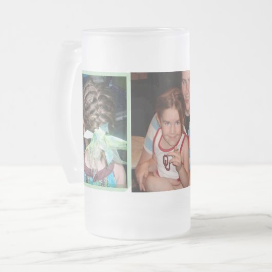 Chloe Angel - Gepersonaliseerd Matglas Bierpul (Voorkant links)