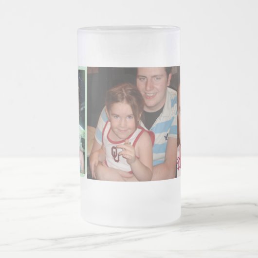 Chloe Angel - Gepersonaliseerd Matglas Bierpul (Center)