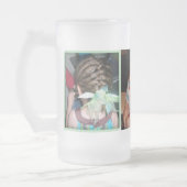 Chloe Angel - Gepersonaliseerd Matglas Bierpul (Links)