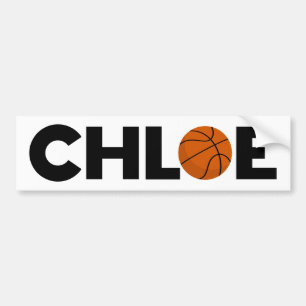 Chloe Basketball Bumpersticker