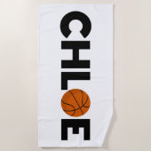 Chloe Basketball Strandlaken (Voorkant)