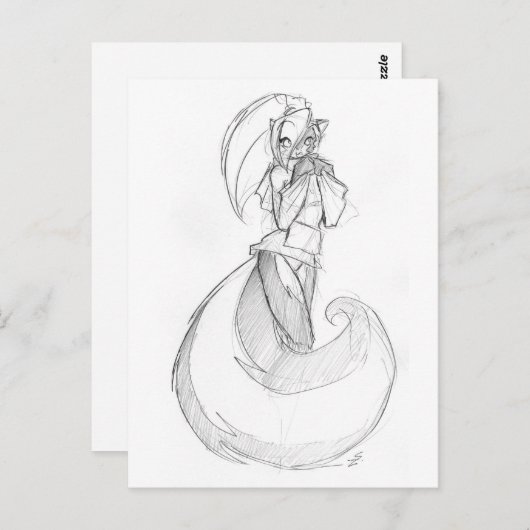 Chloe Bored 09 Briefkaart (Voorkant / Achterkant)