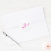 Chloe Classic Stijlnaam Ronde Sticker (Envelop)