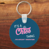 Chloe dat je niet zou begrijpen sleutelhanger (Voorkant)