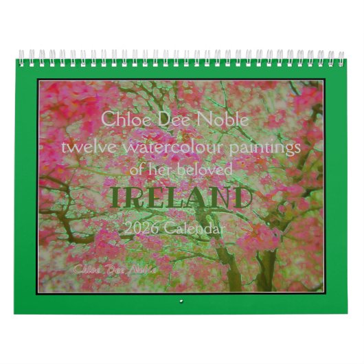 Chloe Dee Noble schildert IERLAND met Kalender 202 (Hoes)