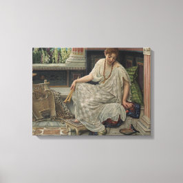 Chloe (door Edward Poynter) Canvas Afdruk