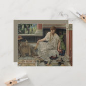 Chloe (door Edward Poynter) Kaart (Voorkant / Achterkant in situ)