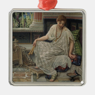 Chloe (door Edward Poynter) Metalen Ornament