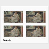 Chloe (door Edward Poynter) Rechthoekige Sticker (Vel)