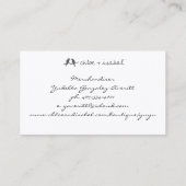 Chloe en isabel Visitekaartje (Achterkant)