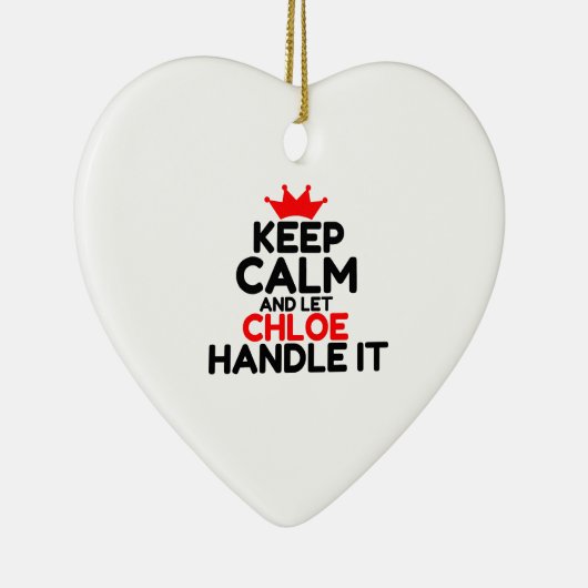 CHLOE HANDLE IT KERAMISCH ORNAMENT (Rechts)