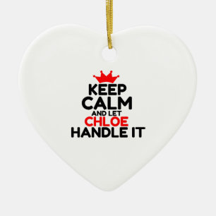 CHLOE HANDLE IT KERAMISCH ORNAMENT