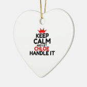 CHLOE HANDLE IT KERAMISCH ORNAMENT (Links)